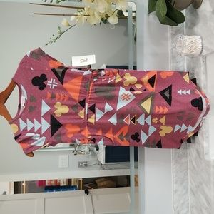 Lularoe Girls Dress, Size 12, Disney Pring